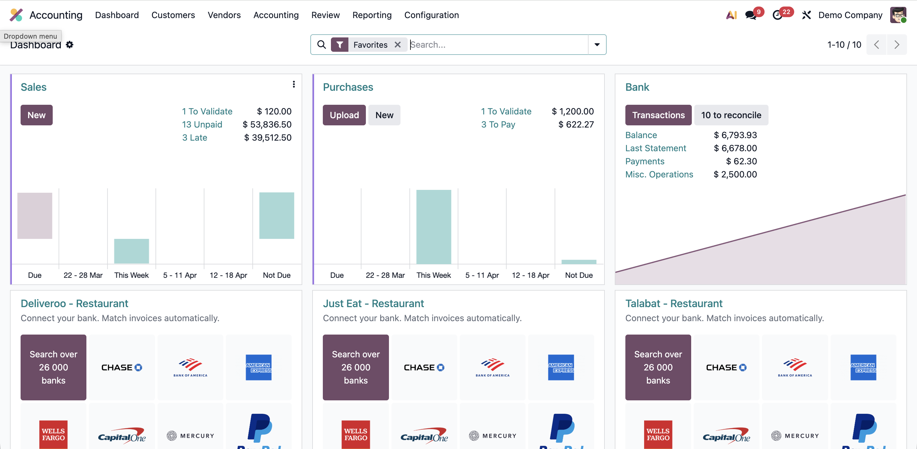 Interface Odoo